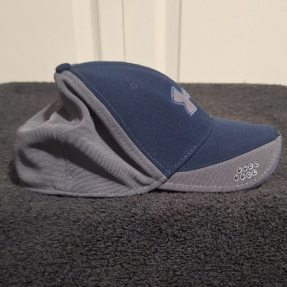 Under Armour Youth Blue Gray Baseball Cap Hat - 7⅛